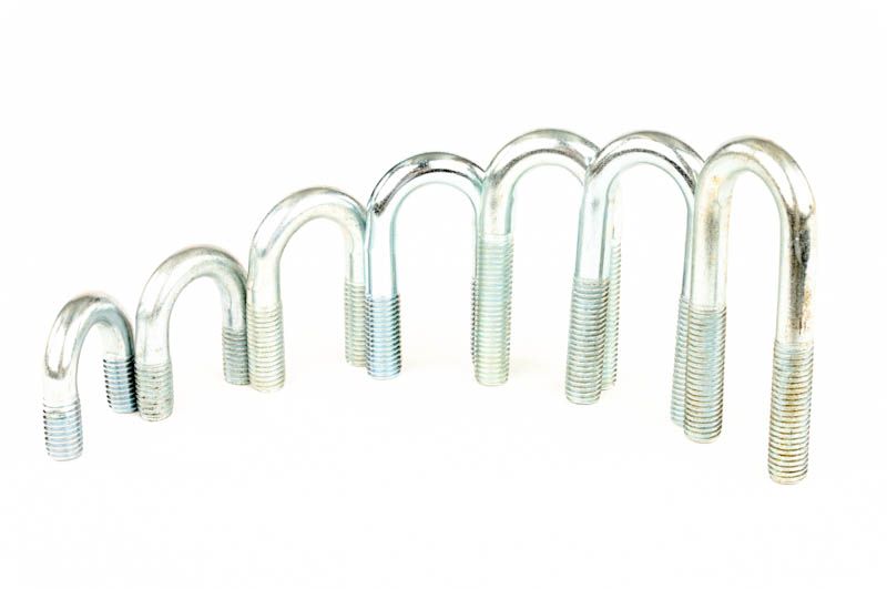 Rundstål u-holder 90mm