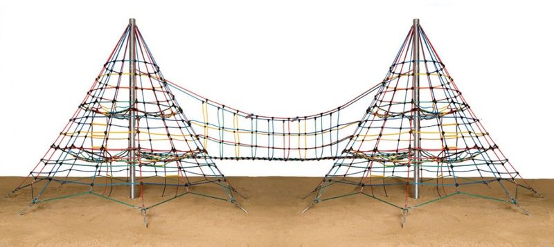 Klatrepyramide dobbelt 450 cm 